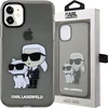 Image de Karl - Lagerfeld - KLHCN61HNKCTGK hoesje voor iPhone - 11 / Xr - zwart - Gliter - Karl&Choupette