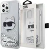 Image de Karl Lagerfeld Glitter Choupette - iPhone 12 Hoesje - Srebrne - Luxe Design - Precieze Pasvorm