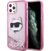 Image de Karl Lagerfeld Glitter Choupette - iPhone 12 Hoesje - Roze - Uniek Design - Lichte Constructie