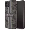 Image de Guess 4G Printed Stripes Hard Case Back Cover met MagSafe voor Apple iPhone 11 / iPhone XR - Bruin