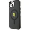 Image de Ferrari Translucent Back Case (MagSafe Compatible) - Geschikt voor Apple iPhone 14 Plus (6.7") - Zwart