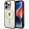 Image de Ferrari Translucent Back Case (MagSafe Compatible) - Geschikt voor Apple iPhone 14 Pro Max (6.7") - Transparant