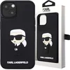 Image de Karl - Lagerfeld - KLHCP14M3DRKINK hoesje voor iPhone - 14 - Plus - 6.7 - zwart - Rubber - Ikonik - 3D