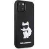 Image de Karl Lagerfeld KLHCP14M3DRKHNK iPhone 14 Plus 6,7" zwart/zwart hardcase Rubber Choupette 3D