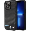 Image de BMW M Carbon Blue Line Back Case - Geschikt voor Apple iPhone 13 Pro Max (6.7") - Zwart