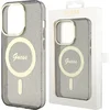 Image de Guess - Glitter - Gold MagSafe GUHMN61HCMCGK hoesje voor iPhone - 11 / Xr - zwart