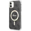 Image de Guess 4G Back Case (MagSafe Compatible) - Geschikt voor Apple iPhone 11 (6.1") - Grijs