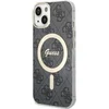 Image de Guess 4G Back Case (MagSafe Compatible) - Geschikt voor Apple iPhone 14 Plus (6.7") - Zwart