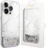 Image de Guess - GUHCP14LLCSGSGH - hoesje voor iPhone - 14 - Pro - wit - Liquid - Glitter - Marble