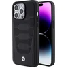Image de iPhone 15 Pro Max Backcase hoesje - BMW - Effen Zwart - Leer