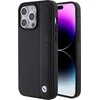 Image de iPhone 15 Pro Backcase hoesje - BMW - Effen Zwart - Leer