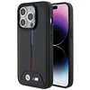 Image de iPhone 15 Pro Backcase hoesje - BMW - Effen Zwart - Kunstleer