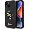 Image de Guess 4G Logo Glitter Back Case - Geschikt voor Apple iPhone 15 (6.1") - Zwart