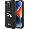 Image de Guess 4G Logo Glitter Back Case - Geschikt voor Apple iPhone 15 Pro Max (6.7") - Zwart