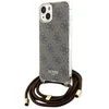 Image de Guess 4G Printed Crossbody Back Case - Apple iPhone 15 (6.1") - Bruin