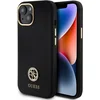 Image de Guess iPhone 15 Plus TPU Back Cover hoesje - 4G Metal Logo - Strass - Zwart