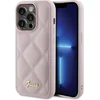 Image de Guess Quilted Metal Logo Back Case - Geschikt voor Apple iPhone 15 Pro Max (6.7") - Roze
