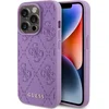 Image de Guess 4G Stamped Back Case - Geschikt voor Apple iPhone 15 Pro (6.1") - Paars