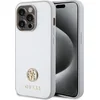 Image de Guess 4G Strass Metal Logo Back Case - Geschikt voor Apple iPhone 15 Pro (6.1") - Zilver