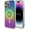 Image de Guess Iridescent Back Case (MagSafe Compatible) - Geschikt voor Apple iPhone 15 Pro (6.1") - Rainbow