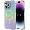 Image de Guess Iridescent Back Case (MagSafe Compatible) - Geschikt voor Apple iPhone 15 Pro (6.1") - Turquoise