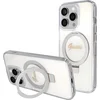 Image de Guess Ring Glitter Back Case (MagSafe Compatible) - Geschikt voor Apple iPhone 15 Pro (6.1") - Transparant