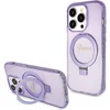 Image de Guess Ring Stand Glitter - iPhone 14 Pro Cover - MagSafe - Fiolet - Stevig Ontwerp