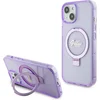 Image de Guess Ring Glitter Back Case (MagSafe Compatible) - Geschikt voor Apple iPhone 15 Plus (6.7") - Paars