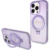 Image de Guess Ring Glitter Back Case (MagSafe Compatible) - Geschikt voor Apple iPhone 15 Pro (6.1") - Paars