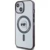 Image de Karl Lagerfeld Serie - MagSafe Transparante Hoes - iPhone 15 Plus - Karl's Head Ontwerp