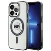 Image de Karl Lagerfeld iPhone 15 Pro Max Hardcase hoesje   Magsafe compatible   Karl’s Head   Transparant