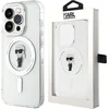 Image de Karl Lagerfeld, Hoesje geschikt voor iPhone 15 Pro - IML Ikonik MagSafe Compatibel, Transparant