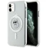 Image de Karl Lagerfeld - iPhone 11 MagSafe Hoesje - Transparant - Choupette Design - Hoge Bescherming