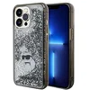 Image de Karl Lagerfeld, Hoesje geschikt voor iPhone 13 Pro Max - Choupette Glitter Elegant, Transparant