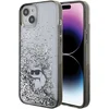 Image de Karl Lagerfeld Liquid Glitter Choupette - Hoesje voor iPhone - Transparant - Liquid Glitter - Choupette