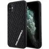 Image de Karl Lagerfeld 3D Rubber Multi Logo Serie - iPhone 11 Hoesje - Zwart - Uniek Design - Luxe Bescherming