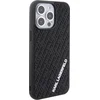 Image de iPhone 15 Pro Backcase hoesje - Karl Lagerfeld - Effen Zwart - TPU (Zacht)