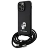 Image de Karl Lagerfeld Serie - Crossbody Saffiano Hoesje - iPhone 14 Pro Max - Zwart