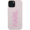 Image de iPhone 15 Plus Backcase hoesje - Karl Lagerfeld - Effen Roze - TPU (Zacht)