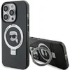 Image de Karl Lagerfeld Serie - Magnetische iPhone 15 Pro Max Hoes - Ring Stand - Zwart