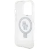 Image de Karl Lagerfeld Ring Stand Karl & Choupette Hard Case Back Cover met MagSafe voor Apple iPhone 11 / iPhone XR - Wit