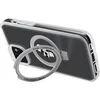 Image de Karl Lagerfeld, MagSafe hoesje Geschikt voor Apple iPhone 15 met siliconengel verstevigde hoeken, Transparant