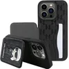 Image de Karl - Lagerfeld - Saffiano Kaartslots en Stand Monogram Ikonik Patch case voor iPhone - 15 - Pro - Max - zwart