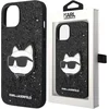 Image de Karl - Lagerfeld - KLHCN61G2CPK hoesje voor iPhone - 11 / Xr - zwarte - Glitter - Choupette - Patch