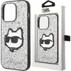 Image de Karl - Lagerfeld - KLHCN61G2CPS hoesje voor iPhone - 11 / Xr - zilver - Glitter - Choupette - Patch