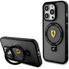 Image de Ferrari Ring Stand Back Case (MagSafe Compatible) - Geschikt voor Apple iPhone 15 (6.1") - Zwart
