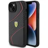 Image de Ferrari Twist Metal Logo Back Case - Geschikt voor Apple iPhone 15 Plus (6.7") - Zwart