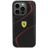 Image de Ferrari Twist Metal Logo Back Case - Geschikt voor Apple iPhone 15 Pro (6.1") - Zwart