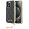 Image de Guess 4G Charms Back Case - Geschikt voor Apple iPhone 15 Pro (6.1") - Grijs