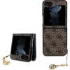 Image de Guess Charm geschikt voor Samsung Galaxy Z Flip 5 hoesje - Bruin